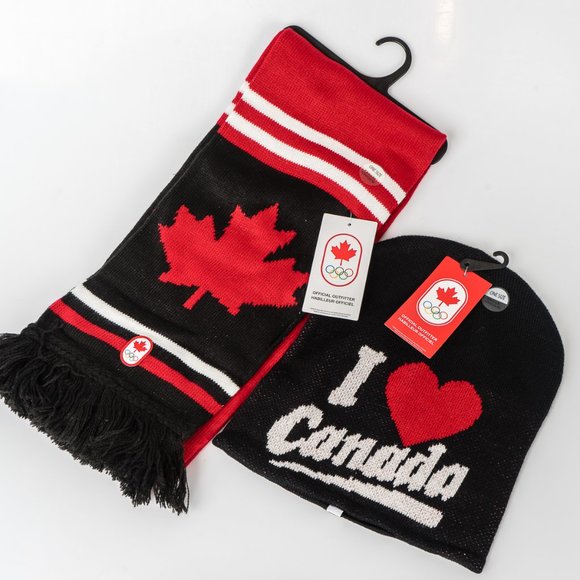 🇨🇦🇨🇦NWT HBC GO CANADA scarf and toque - HBC - Picture 1 of 2